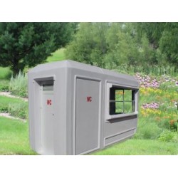 150x390 Tuvalet (WC) + Güvenlik Bekçi Kulubesi