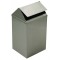 25-11-6 LİTRE SALLANIR KAPAKLI PASLANMAZ ÇÖP KUTUSU