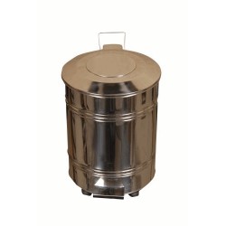 50 LİTRE PEDALLI PASLANMAZ ÇÖP KUTUSU