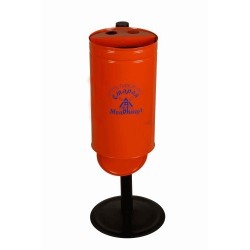 ALTTAN BOŞALTMALI BÜYÜK DİREĞE MONTE BAHÇE ÇÖP KOVASI