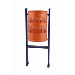 H TİPİ PROFİL AYAKLI BAHÇE ÇÖP KOVASI