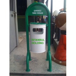 4 AYAKLI BAHÇE TİPİ ÇÖP KOVASI