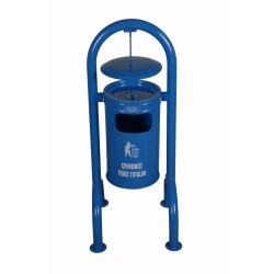 DÖRT AYAKLI BAHÇE ÇÖP KOVASI ( KAPAKLI )