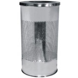 PASLANMAZ DELİKLİ BATTAL ÇÖP KUTUSU