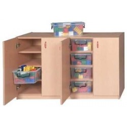 4 KAPAKLI + 8 BÖLMELİ RAFLI DOLAP 4 KAPAKLI + 8 BÖLMELİ RAFLI DOLAP