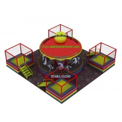 TRAMBOLİN 4 ADET 1 ADET ATLI KARINCA