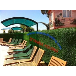 PANEL ÇİT ÜZERİ ÇİM ÇİT UYGULAMASI 2